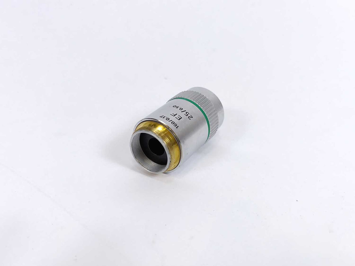 Leitz Wetzlar 519761 160/0.17 EF 25/0.50 Microscope Lens Objective