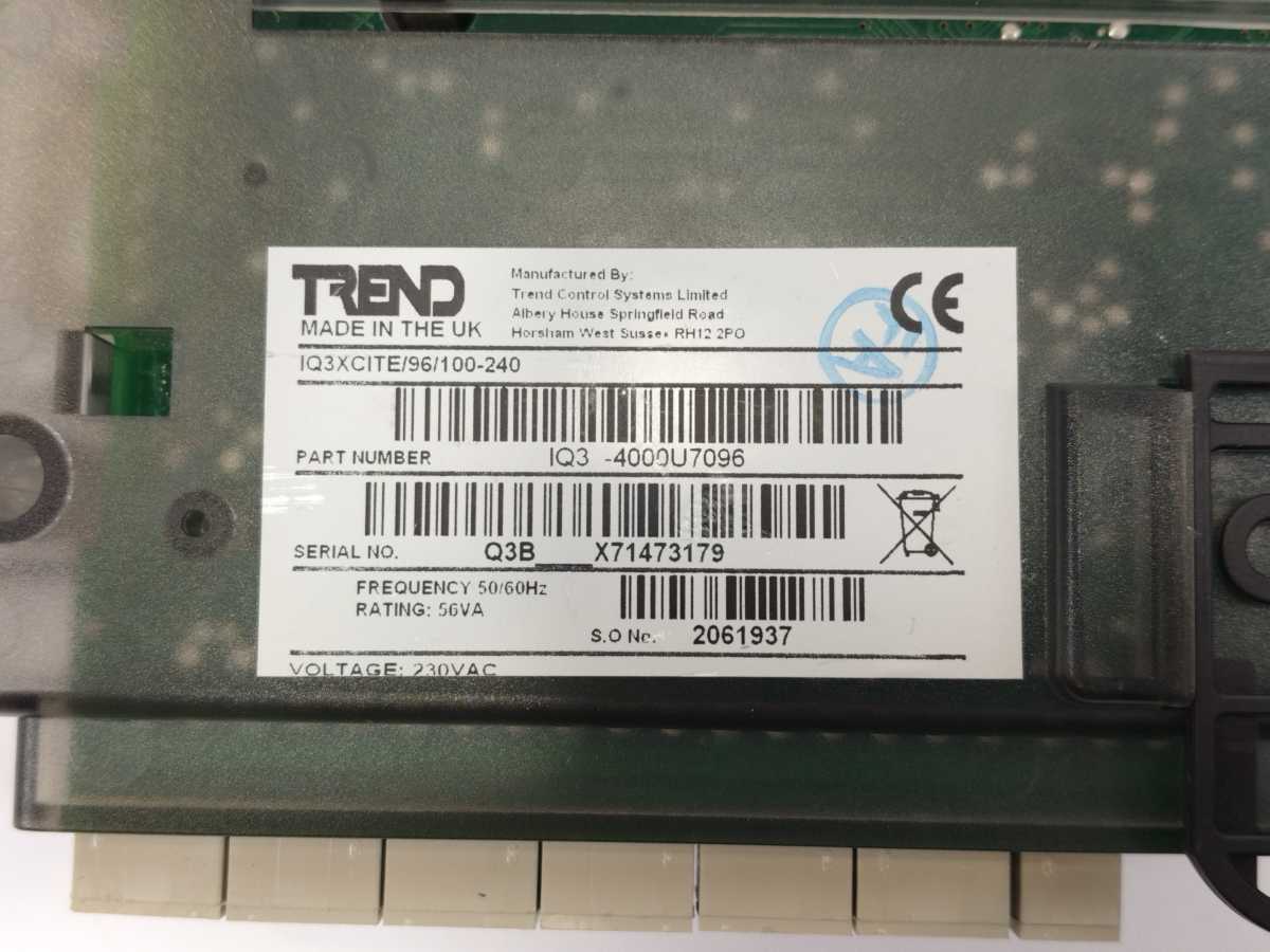 TREND IQ3-4000U7096 IQ3XCITE/96/100-240, Control
