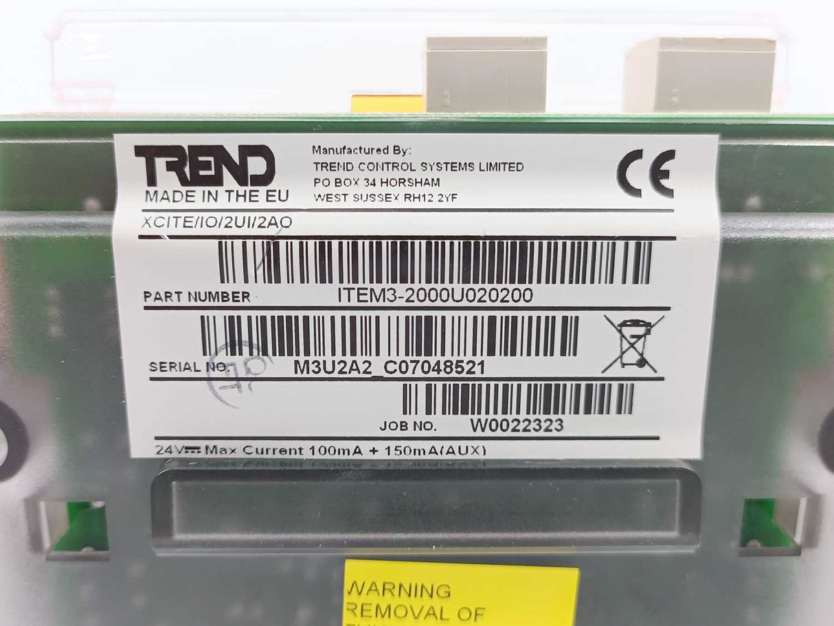 TREND ITEM3-2000U020200 ZCITE/IO/2UI/2AO Expansion Module