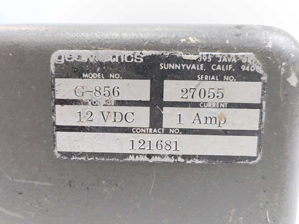 EG&G Geometrics G-856 Proton Precession Magnetometer