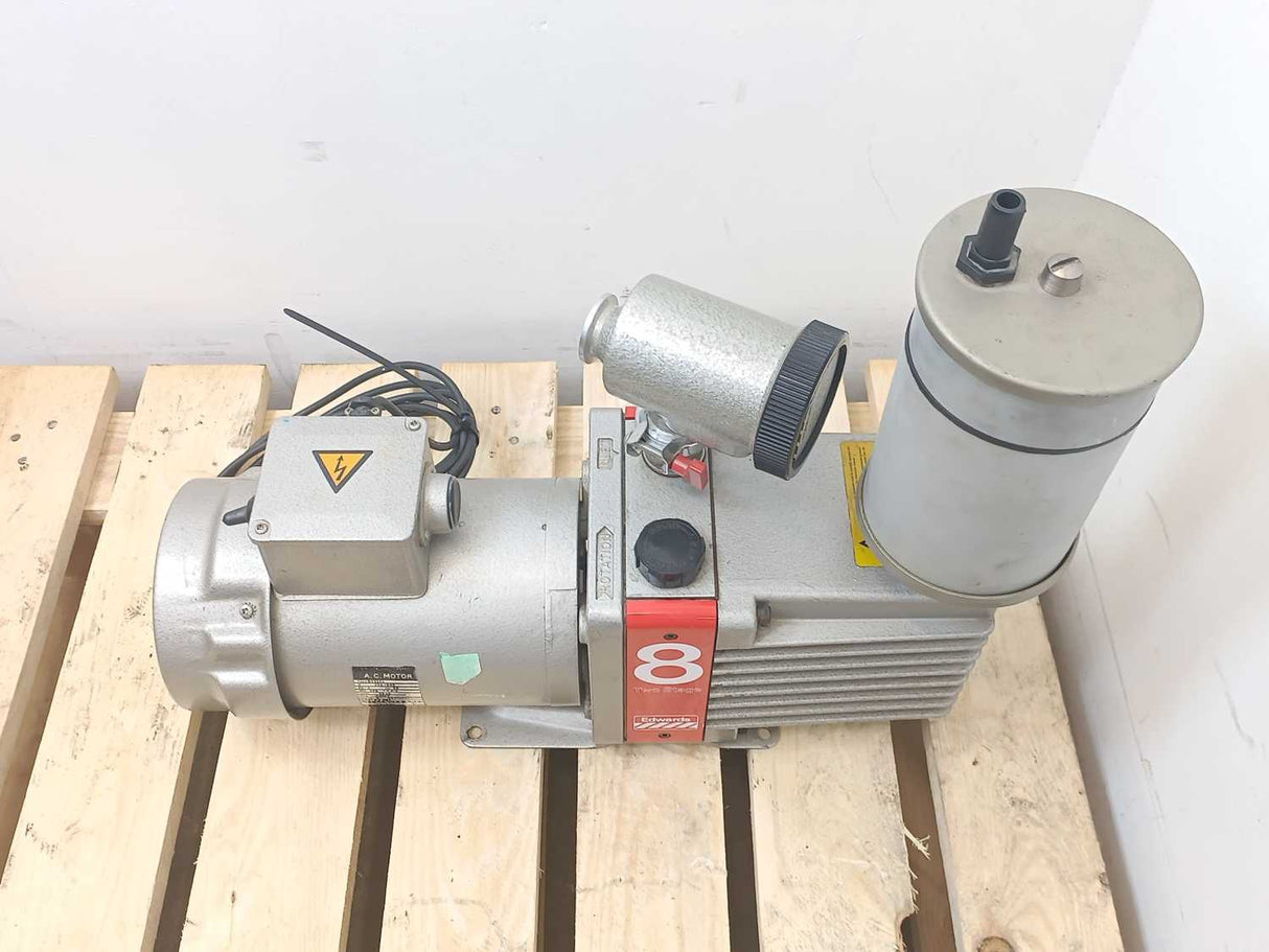 Edwards E2M8 Two-stage Rotary Vane Vacuum Pump