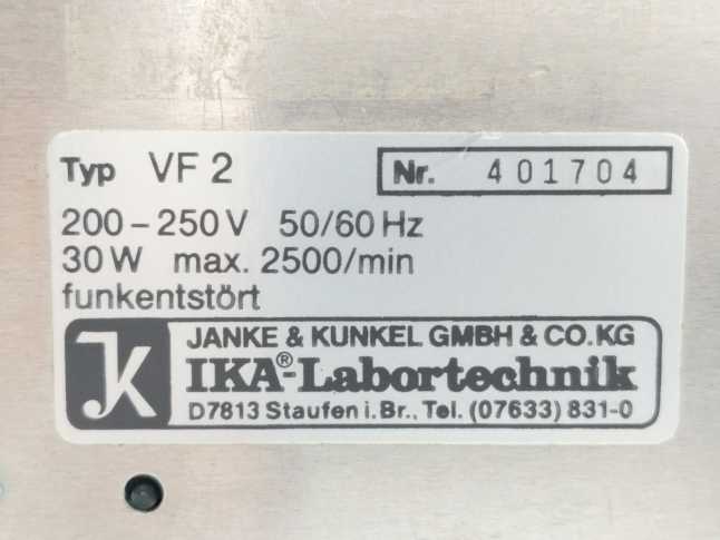 IKA Janke & Kunkel Labortechnik VF2 Shaker