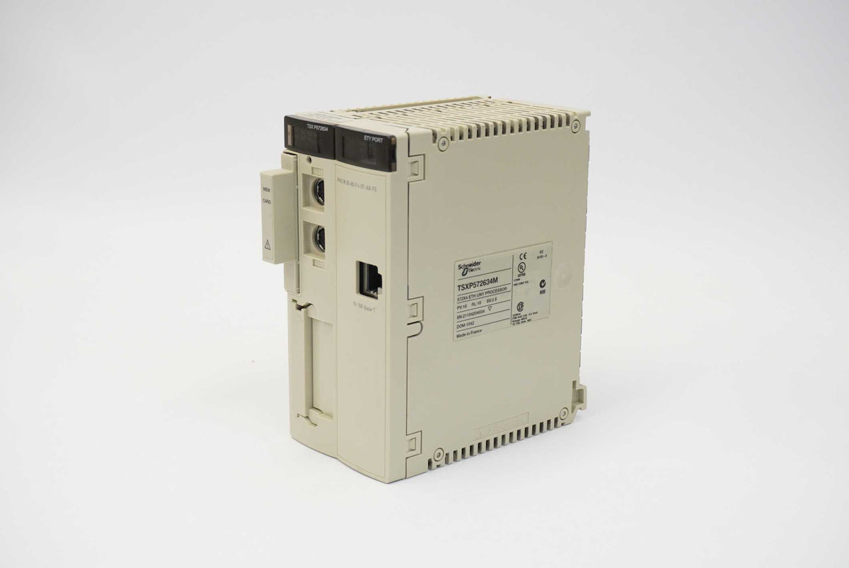 Schneider Electric TSXP572634M Unity Processor with TSXMRPP384K Memory Card