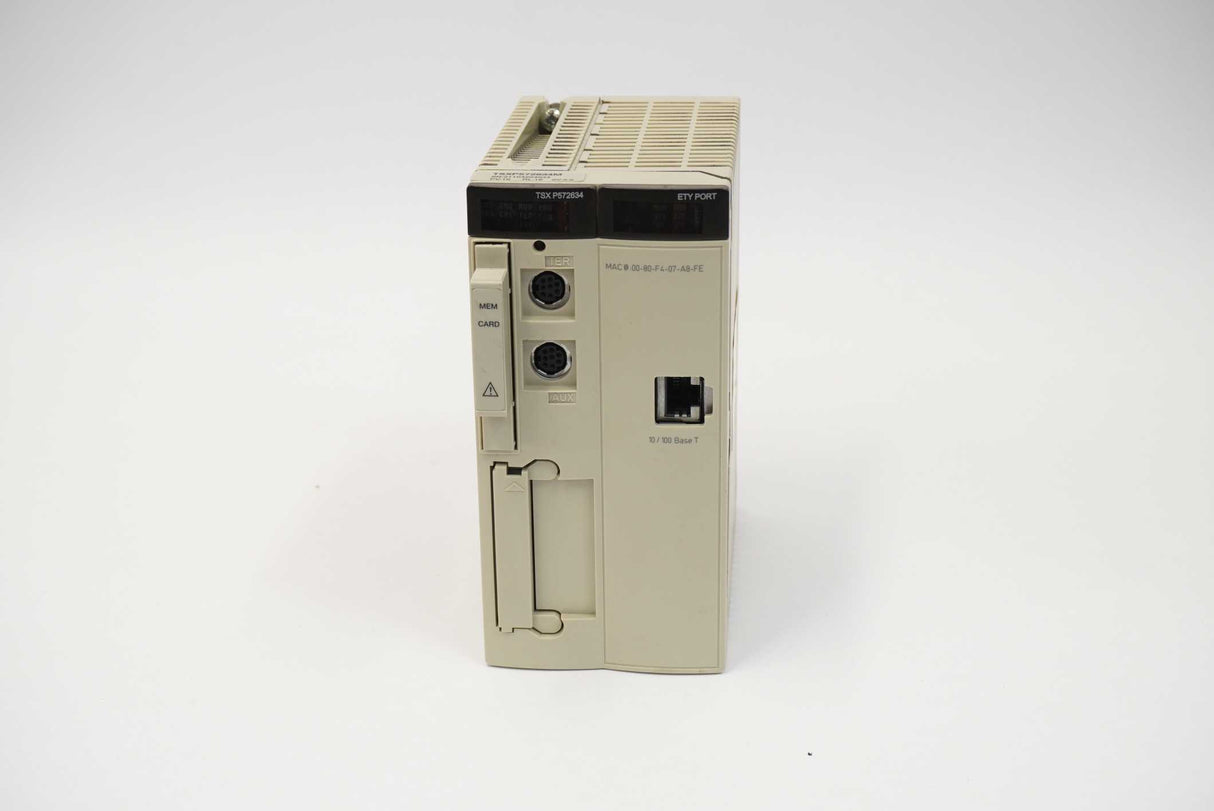 Schneider Electric TSXP572634M Unity Processor with TSXMRPP384K Memory Card