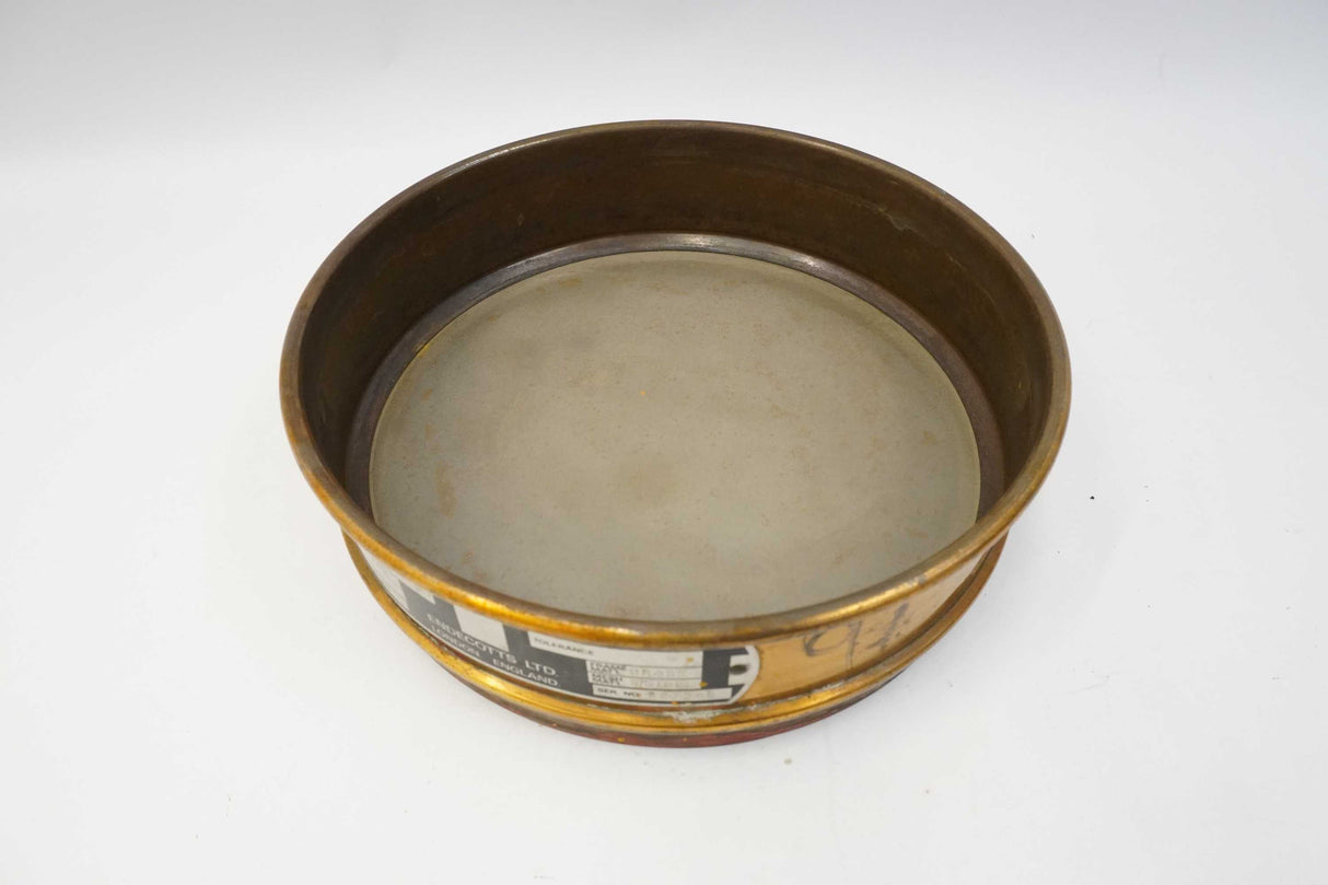 Endecotts ASTM E11 Laboratory Test Sieve 90µm Mesh No. 170 Brass Frame