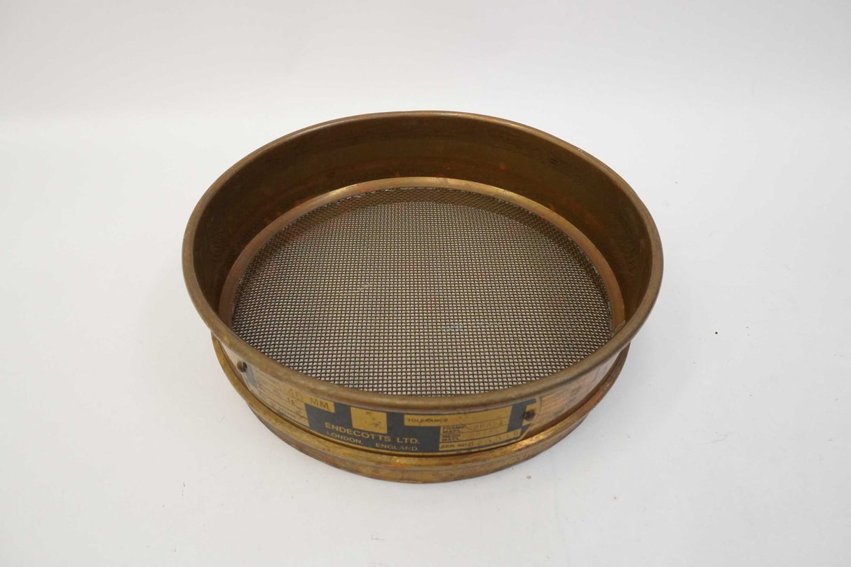 Endecotts ASTM E11 Laboratory Test Sieve 40mm Aperture Mesh No. 14 Brass Frame