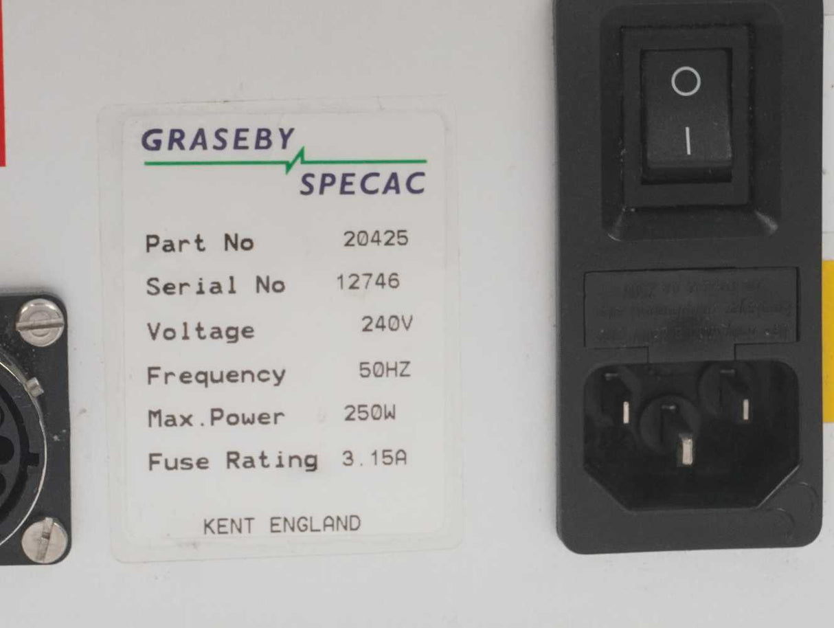Graseby Specac 20425 Automatic Temperature Controller with Eurotherm 847 Module