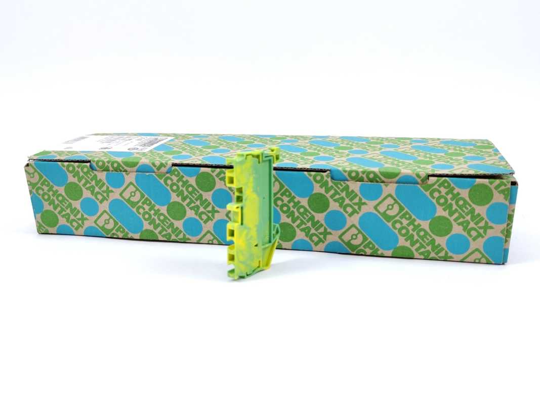 Phoenix Contact 3031267 ST 2,5-TWIN-PE Ground Modular Terminal Block. 50 pcs.