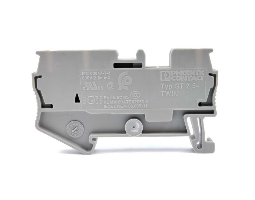 Phoenix Contact 3031241 ST 2,5-TWIN Feed-through Terminal Block 50 Pcs.