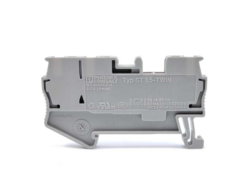 Phoenix Contact 3031128 ST 1,5-TWIN Feed-through Terminal Block 50 Pcs.