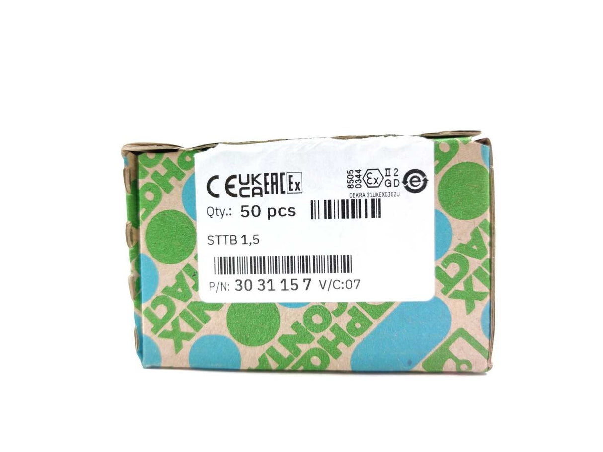 Phoenix Contact 3031157 STTB 1,5 - Double-level Spring-cage Terminal Block