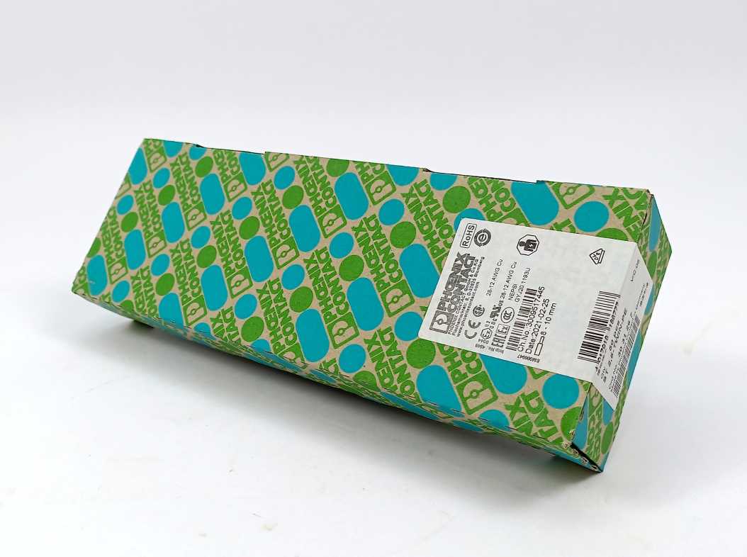 Phoenix Contact 3031267 ST 2,5-TWIN-PE Ground Modular Terminal Block. 50 pcs.