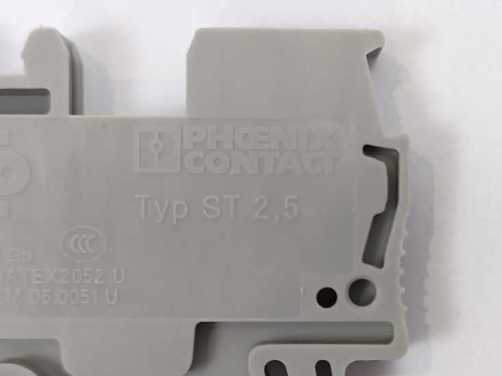 Pheonix Contact 3031212 ST 2,5 Feed-through Clamp, 51 Pcs