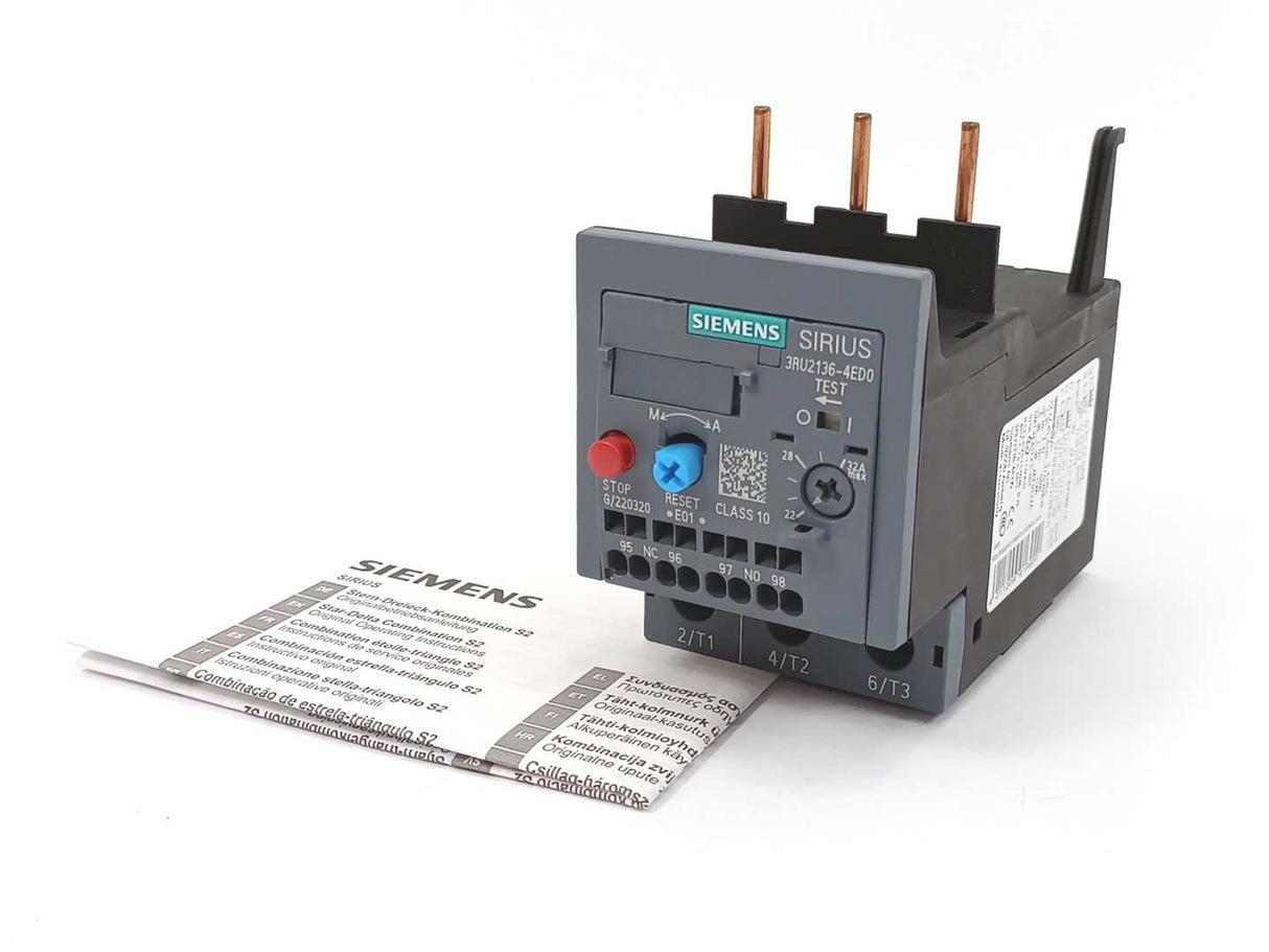 Siemens 3RU2136-4ED0 Overload Relay 22-32A