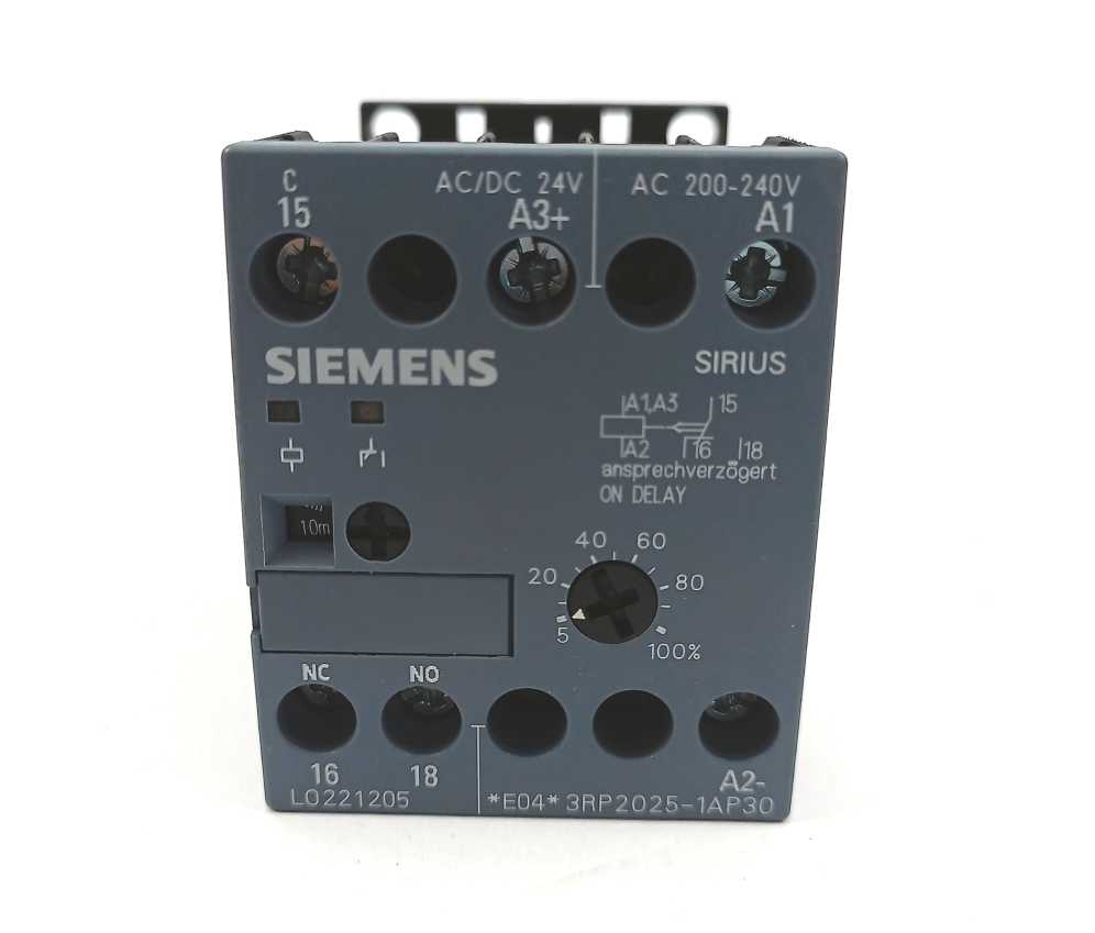 Siemens 3RP2025-1AP30 Timing Relay