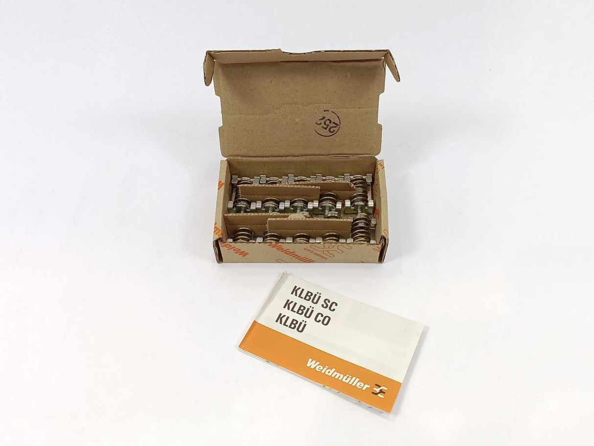 Weidmüller 1692261001 KLBUE 3-8 SC Clamping Yoke. Batch of 10 Pcs.