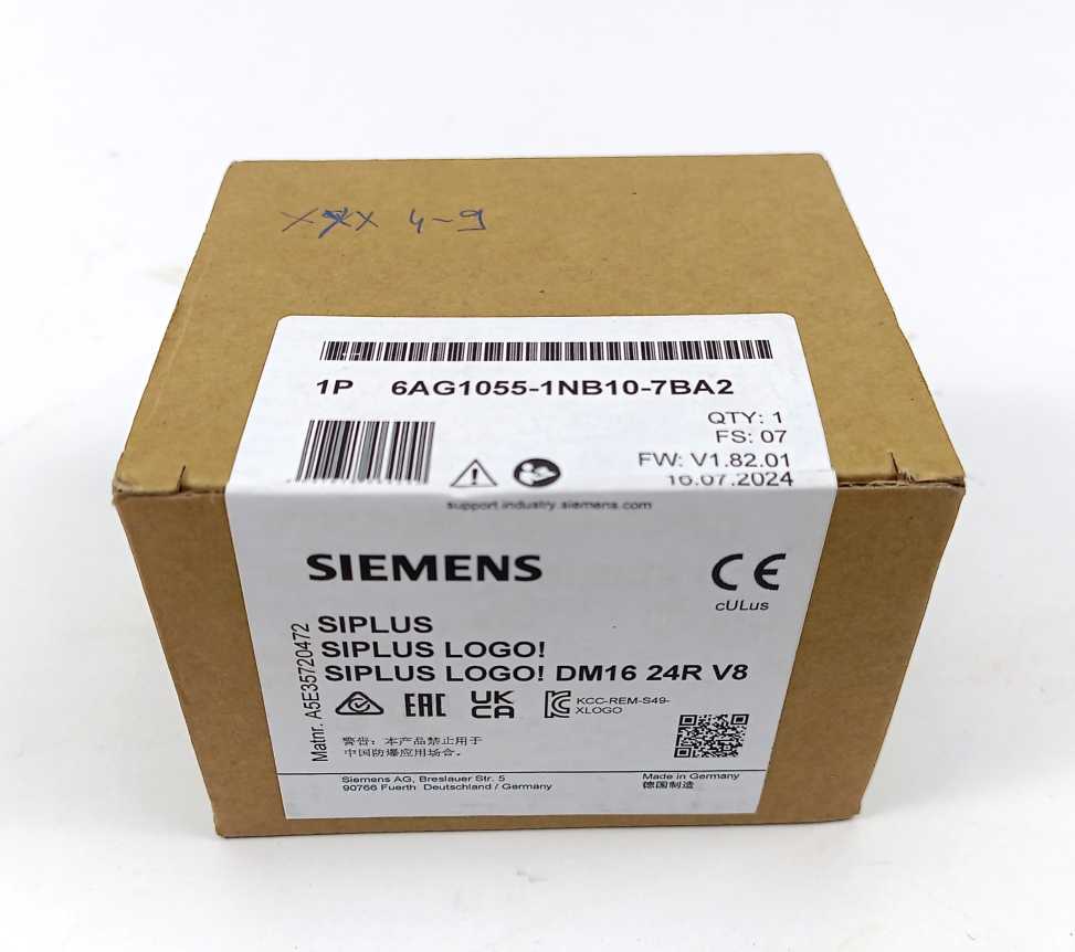 Siemens 6AG1055-1NB10-7BA2 SIPLUS LOGO! DM16 24R V8