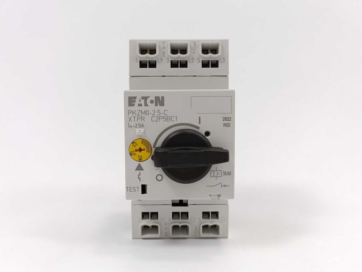 Eaton XTPRC2P5BC1 PKZM0-2,5-C Motor Protection Circuit Breaker 1.6-2.5A