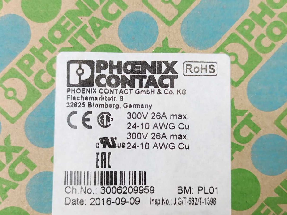 Phoenix Contact 3212139 PTME 4 Test Disconnect Terminal Block. Batch of 49 pcs.