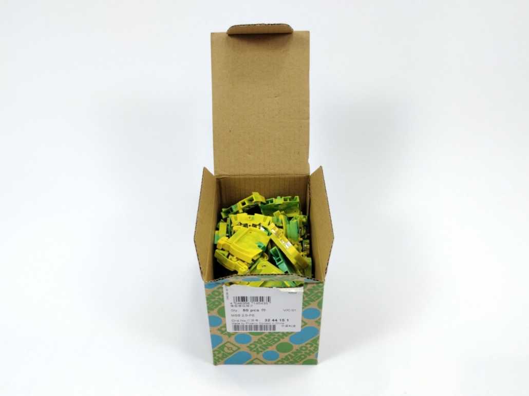 Phoenix Contact 3244151 MSB 2,5-PE Mini terminal block x 50pcs