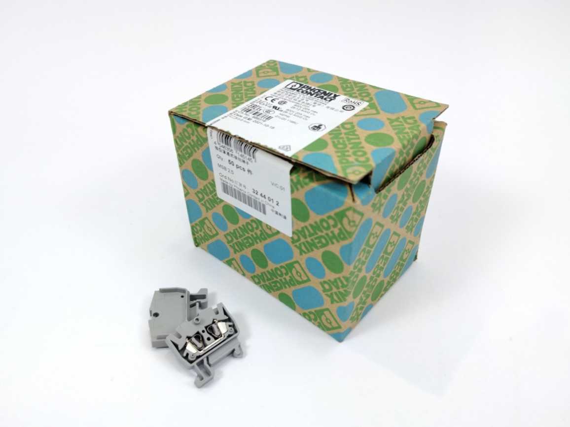 Phoenix Contact 3244012 Mini feed-through terminal block 50 Pcs.
