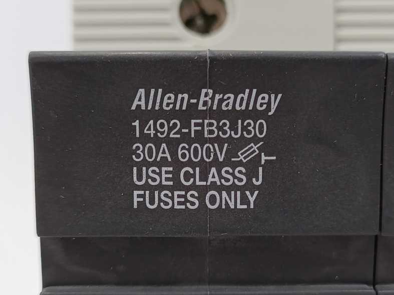 AB 1492-FB3J30 Ser. B 3 Pole Fuse Holder x2pcs