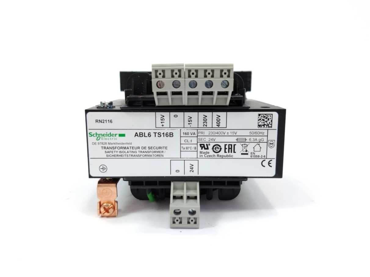 Schneider Electric ABL6TS16B Phaseo ABL6 Safety Transformer