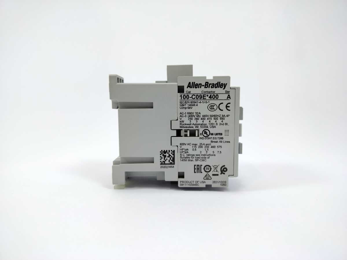 AB 100-C09EJ400 Ser A Contactor 24VDC