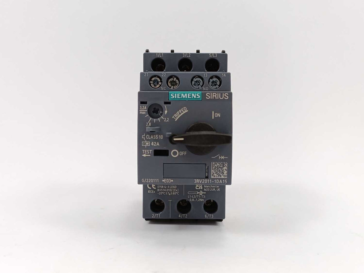 Siemens 3RV2011-1DA15 SIRIUS Circuit Breaker