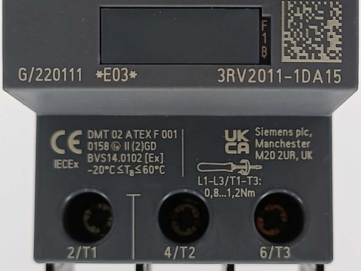 Siemens 3RV2011-1DA15 SIRIUS Circuit Breaker