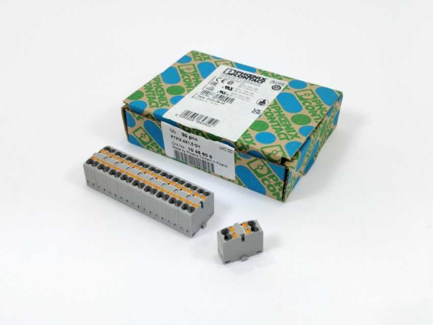 Phoenix Contact 1046608 PTFIX 4X1,5 GY Distribution block x30pcs