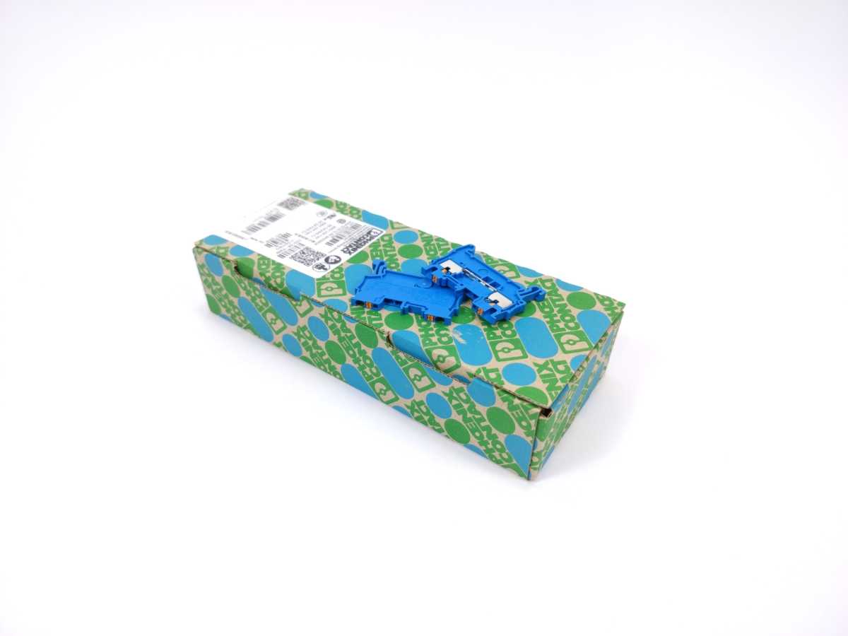 Phoenix Contact 3208126 PT 1,5/S BU Feed-through terminal block x 50pcs