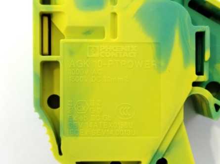 Phoenix Contact 3260151 AGK 10-PTPOWER GN/YE Pick-off terminal block x9 pcs