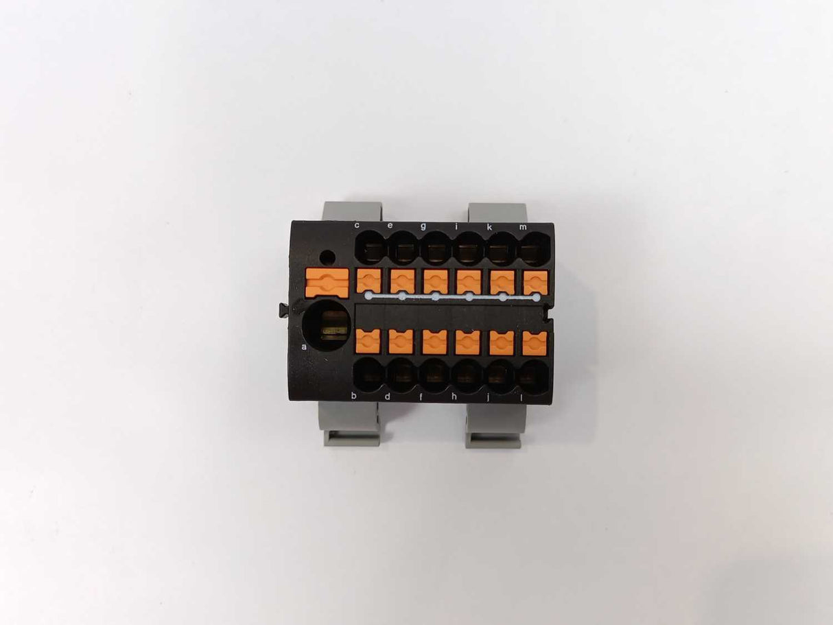 Phoenix Contact 3273234 PTFIX 6/12X2,5-NS35A BK Distribution block x 8Pcs