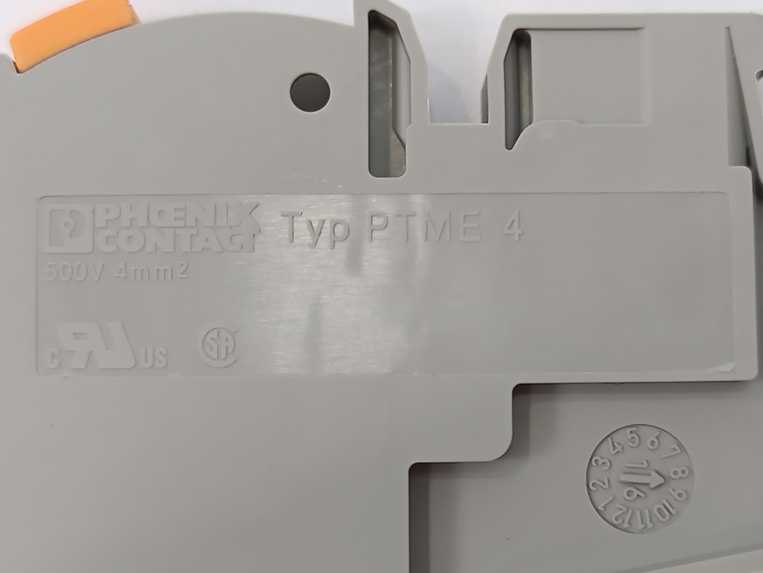 Phoenix Contact 3212139 PTME 4 Test Disconnect Terminal Block. Batch of 50 pcs.