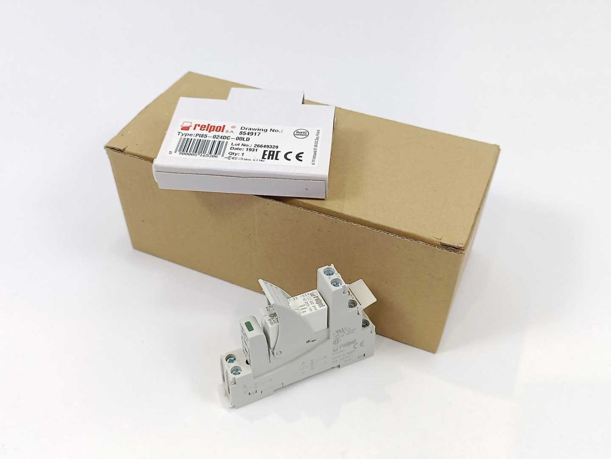 Relpol 854917 Interface Relay PI85-024DC-00LD 10 Pcs.