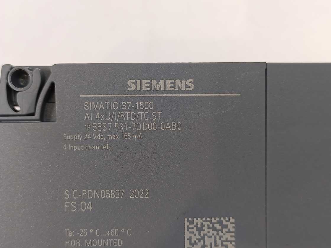 Siemens 6ES7531-7QD00-0AB0 SIMATIC S7-1500 Analog Input Module