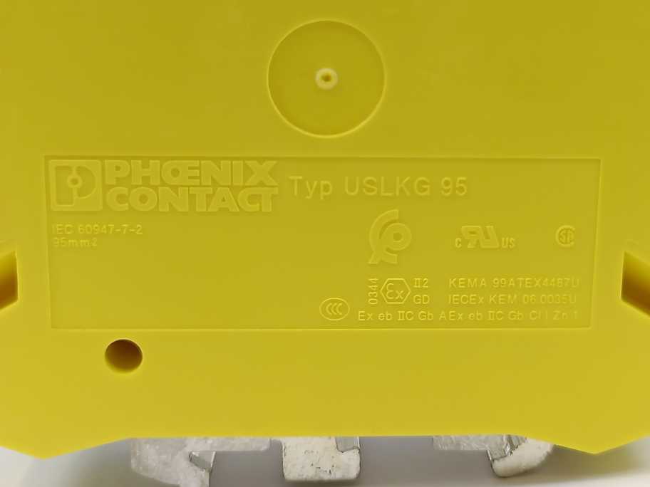 Phoenix Contact 0441041 Protective conductor terminal block USLKG 95 10 Pcs.