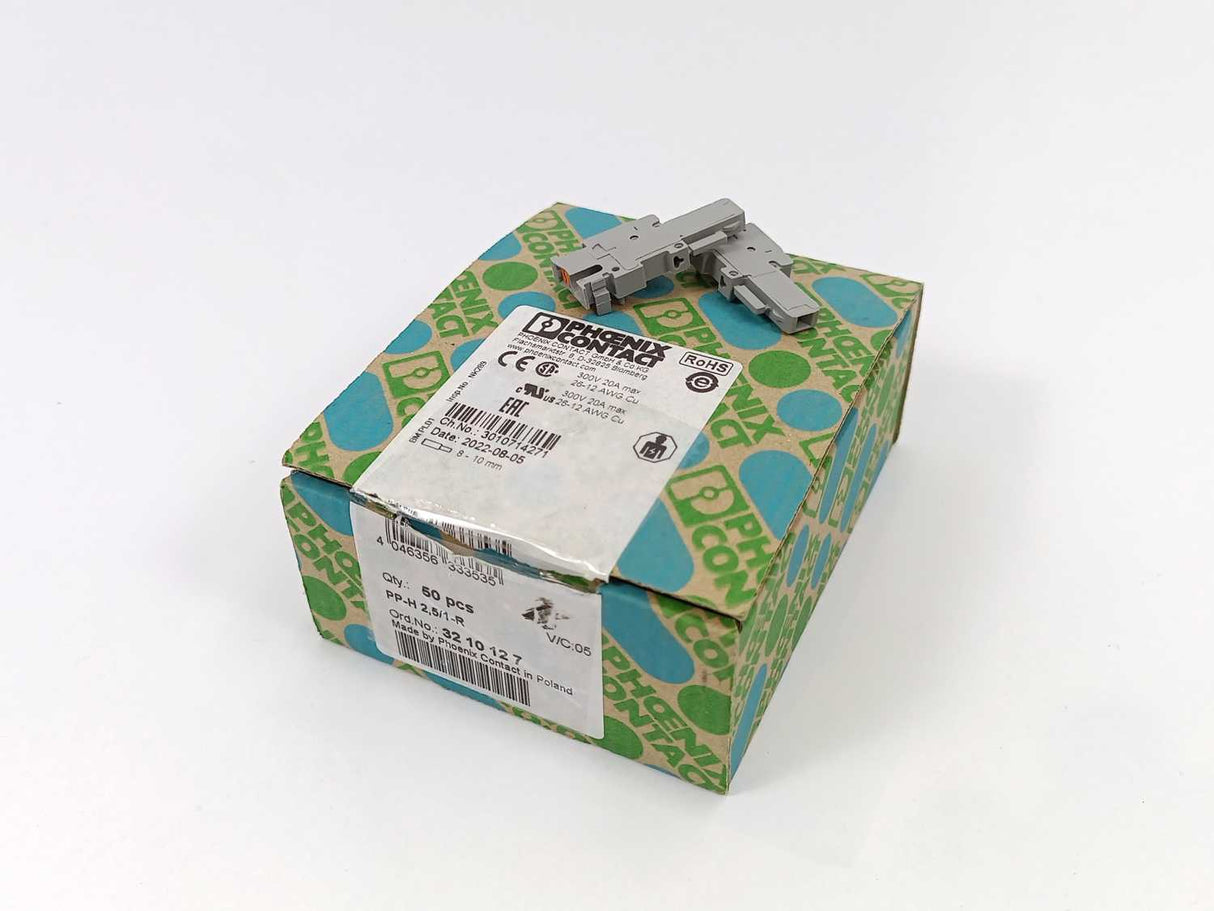 Phoenix Contact 3210127 Plug PP-H 2,5/1-R 50 Pcs.