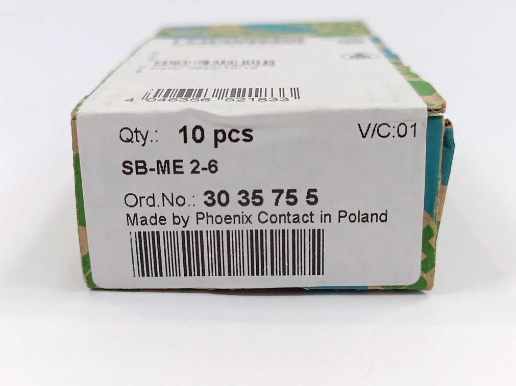 Phoenix Contact 3035755 SB-ME 2-6 - Bridge bar, Box of 10pcs