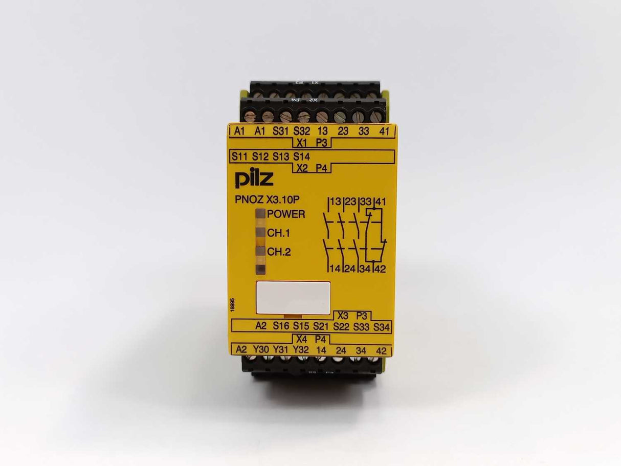 Pilz 777314 PNOZ X3.10P 24VACDC 3n/o 1n/c 1so