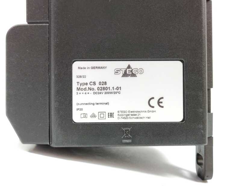 Stego 02801.1-01 CS 028 Heating Unit