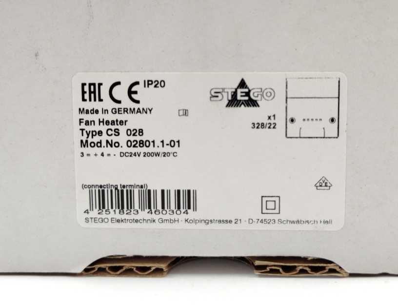 Stego 02801.1-01 CS 028 Heating Unit
