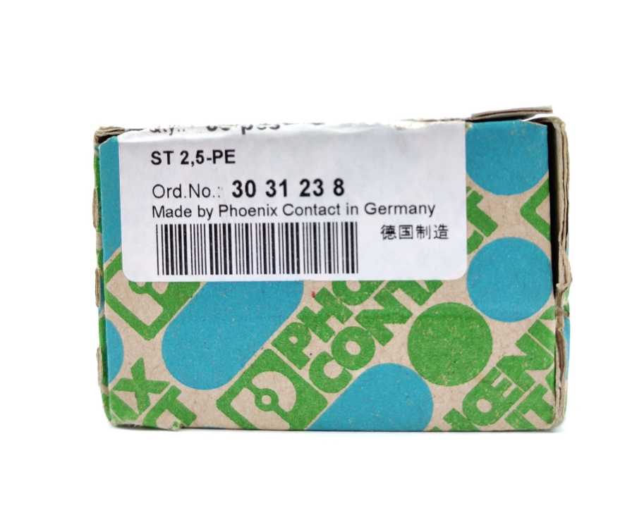 Phoenix Contact 3031238 ST 2,5-PE Spring-cage Terminal 48 Pcs,