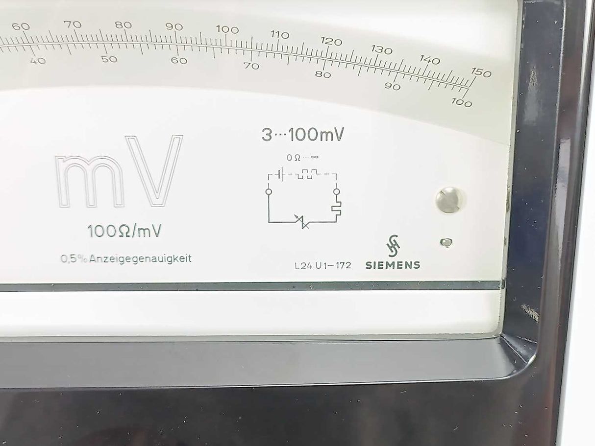 Siemens L24U1-172 Millivoltmeter