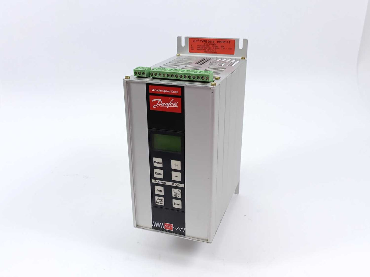 Danfoss 195H0115 VLT 2015, 1x200/230/240V, 50/60Hz, 8A