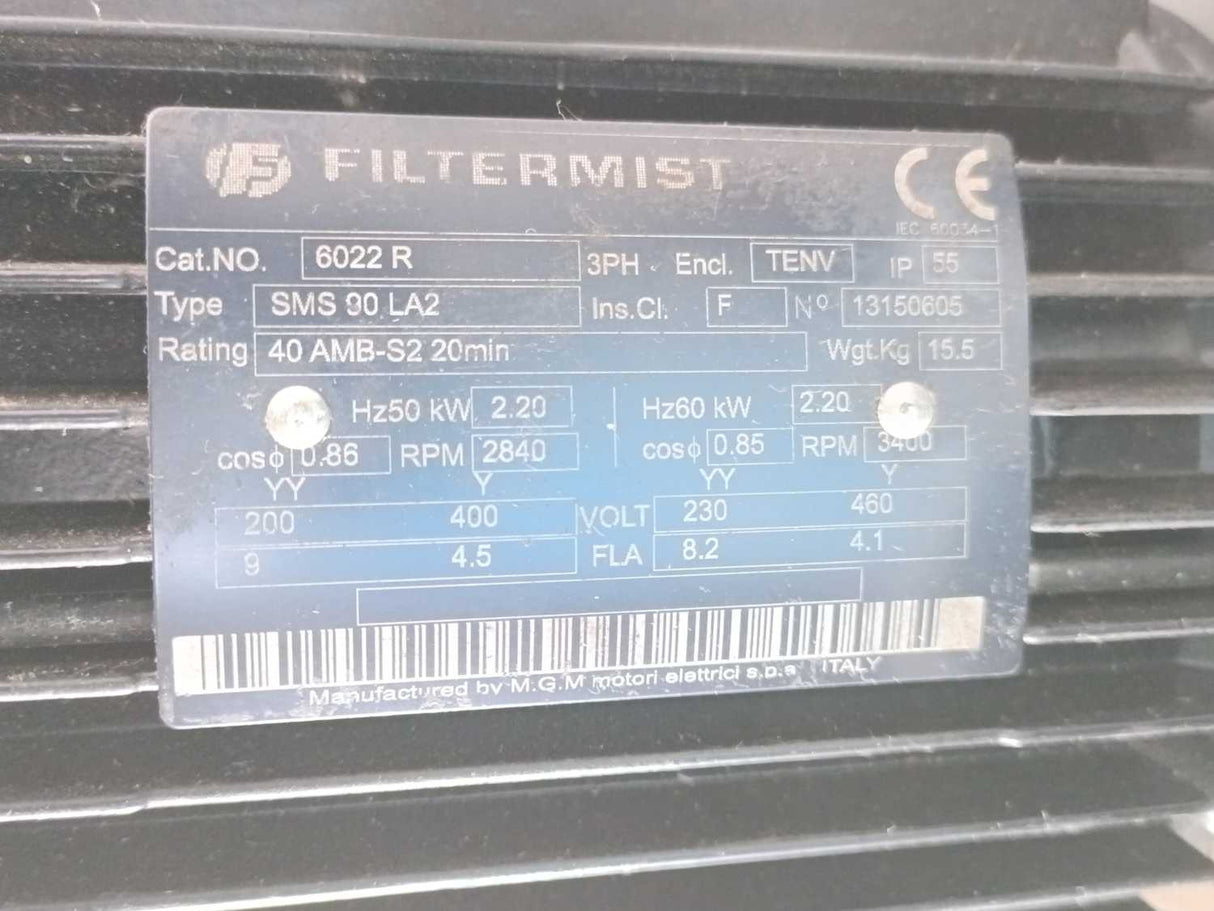Filtermist FX5002 Compact oil mist collectors