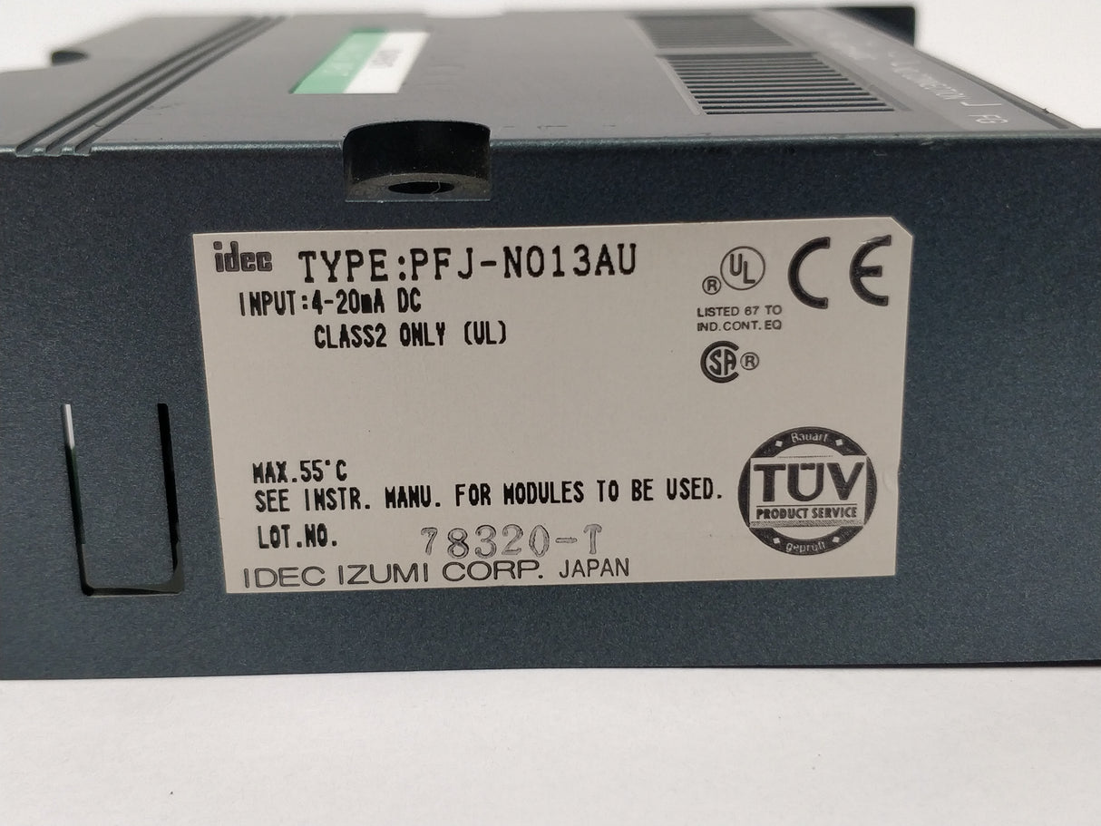 IDEC Corporation PFJ-N013AU FA-1J ANALOG INPUT UNIT