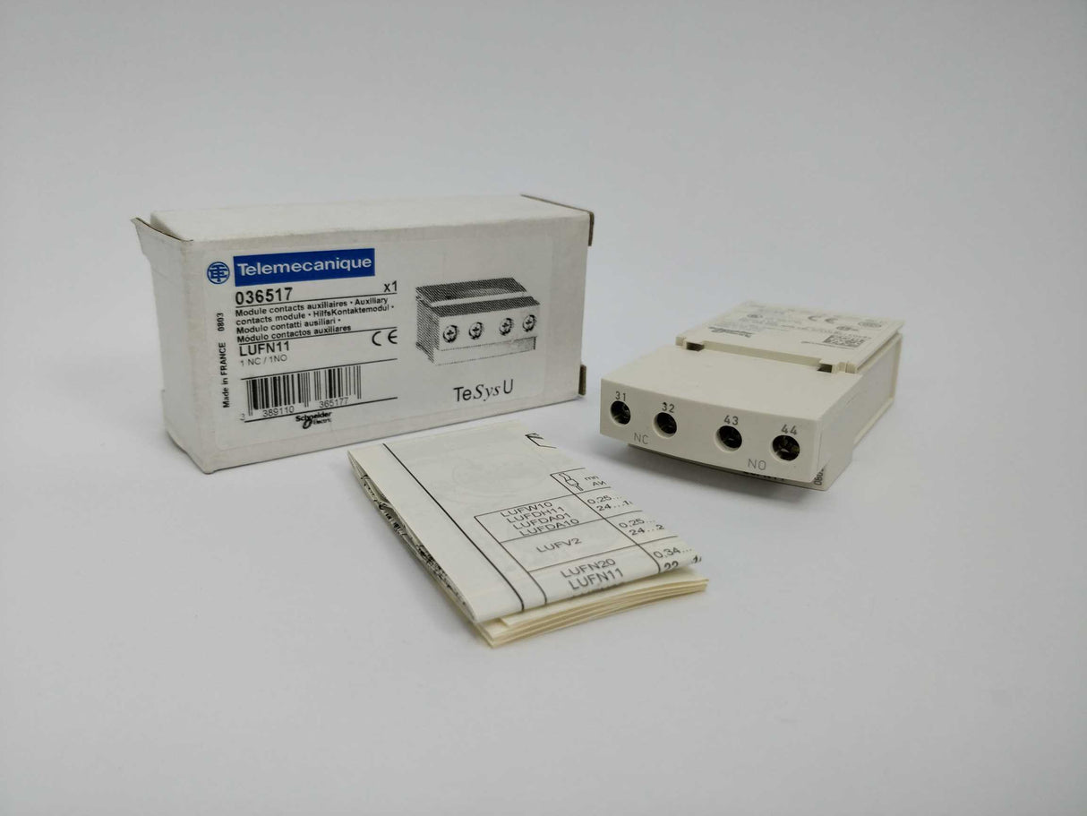 TELEMECANIQUE LUFN11 Auxiliary contact module 3 Pieces