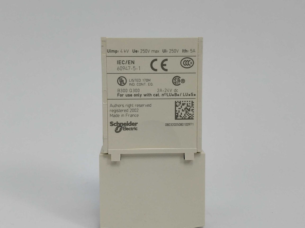 TELEMECANIQUE LUFN11 Auxiliary contact module 3 Pieces